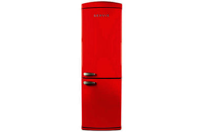 Servis C60185NFR Retro Fridge Freezer - Red